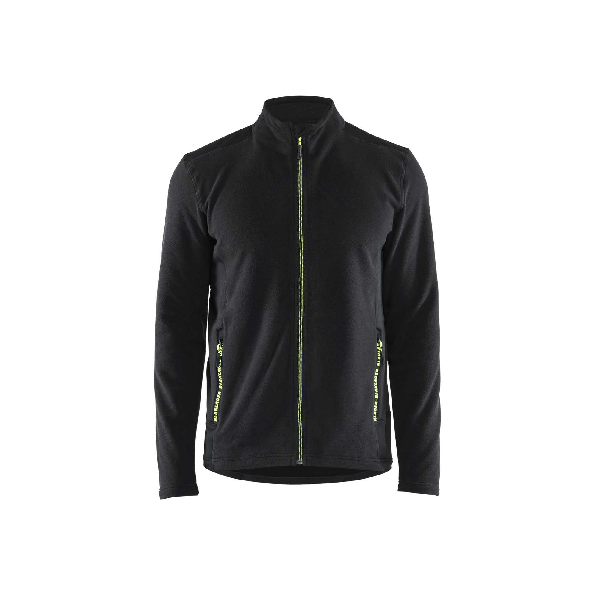 BLAKLADER 47651010 Microfleece Jacket Hi Vis Reflective Work Jacket MEN - Antipilling